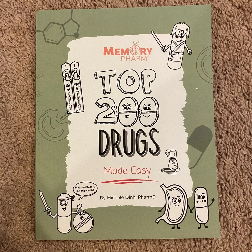 Top 200 Drugs Made Easy - Green